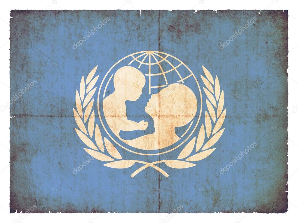 Grunge-Flagge UNICEF