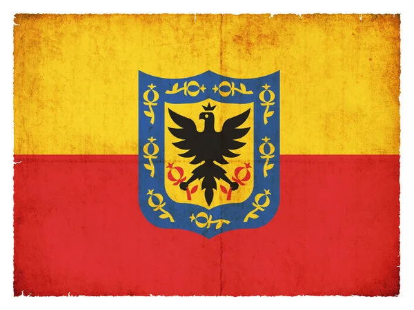 Grunge flag of Bogota (Columbia) — Stock Photo, Image