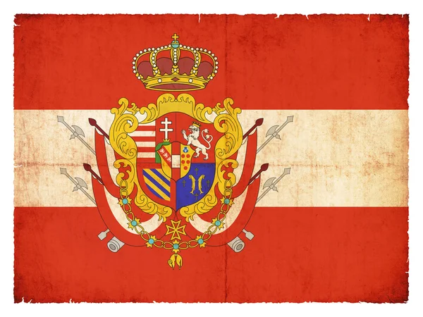 Historische Grunge-Flagge des Großherzogtums Toskana — Stockfoto