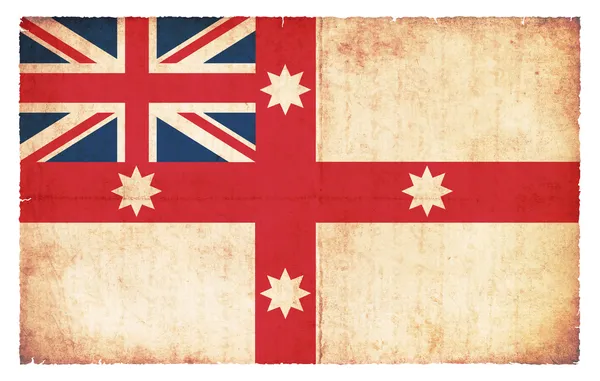 オーストラリア (1830 年の歴史的なグランジ フラグ) — ストック写真