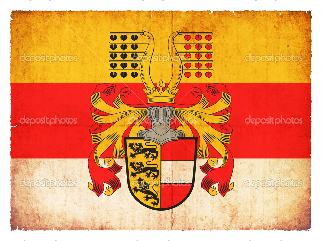 Grunge flag of Carinthia (Austria)