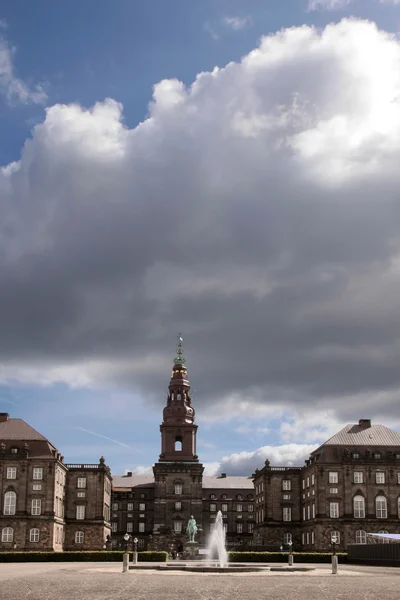 Zamek Christiansborg w Kopenhadze — Zdjęcie stockowe