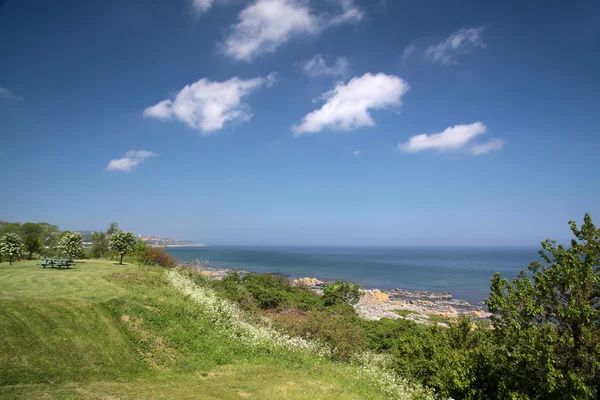 Coastal landscape on Bornholm — Zdjęcie stockowe