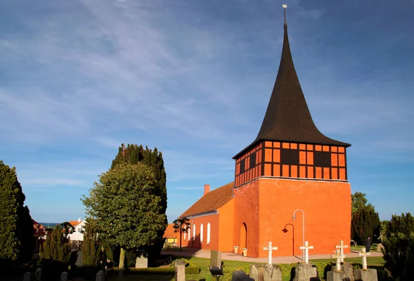 Svaneke kirke på Bornholm – stockfoto