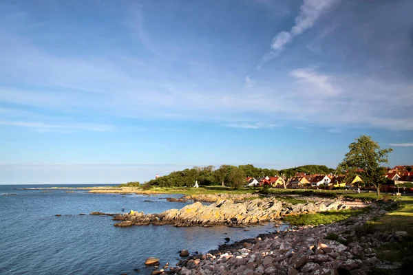 Op de kust van bornholm — Stockfoto