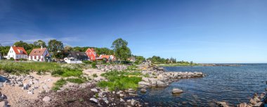 bornholm doğum kıyı çevrenin panoramik