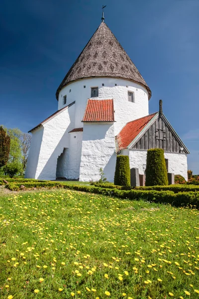 Круглая церковь Ols Kirke St. on Bornholm — стоковое фото