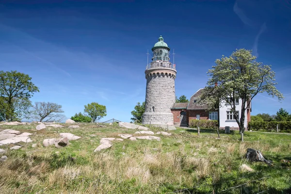 Lighthouse Hammeren Fyr on Bornholm — Stock Photo, Image