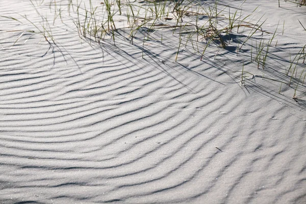 Playa de arena blanca en Bornholm — Foto de Stock