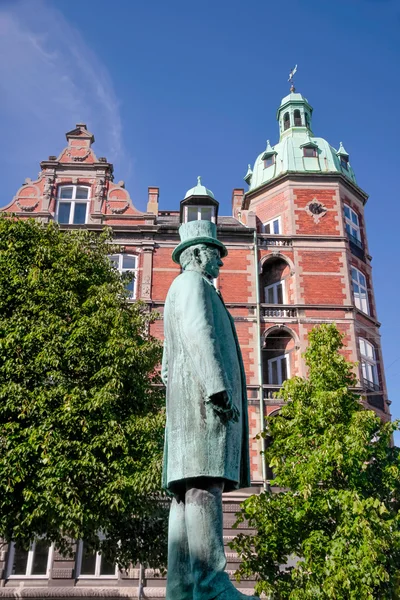 Monument av hans christian andersen i Köpenhamn — Φωτογραφία Αρχείου