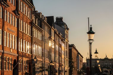 akşam hafif Kopenhag nyhavn, cephe sistemleri