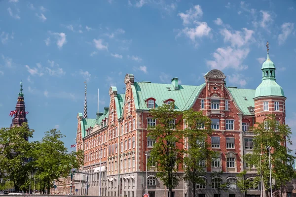 Histórico antiga bolsa de valores em Copenhague — Fotografia de Stock