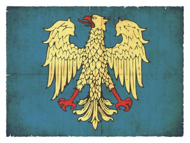 Grunge friuli (İtalya bayrağı)