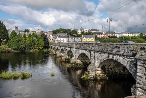 Ponte sobre o rio Laune — Fotografia de Stock