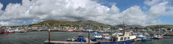 Fiskehamn panorama över Dingle — Stockfoto