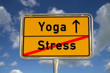 Alman yol işareti stresi ve yoga