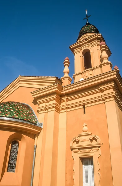 Begraafplaats kerk op castle hill in nice — Stockfoto