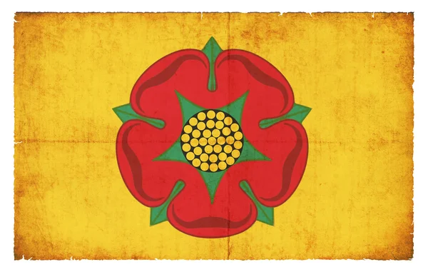 Grunge flag of Lancashire (Great Britain) — Stock Photo, Image