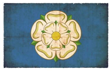 yorkshire (Büyük Britanya bayrağı Grunge)
