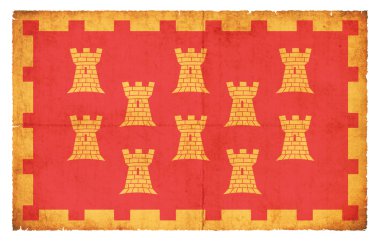 greater Manchester'deki (Büyük Britanya bayrağı Grunge)