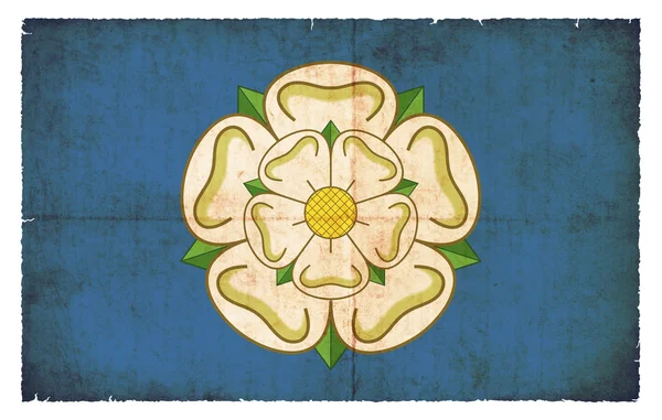 Grunge flag of Yorkshire (Great Britain) — Stock Photo, Image