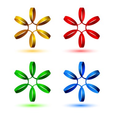 renkli işareti kümesi