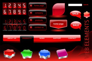 renkli web elemanları
