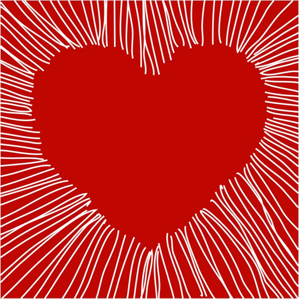 Kärlek Hjärta — Stock vektor