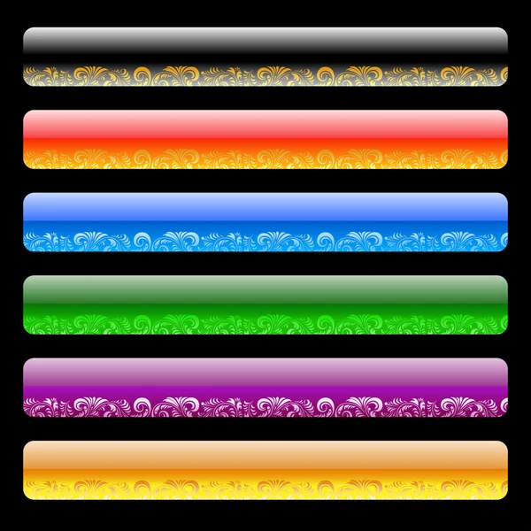 Boutons couleur — Image vectorielle