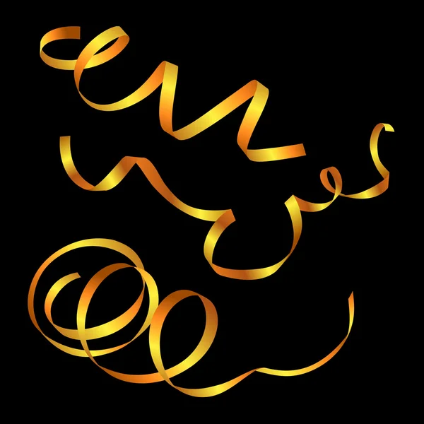 siyah zemin üzerine altın şerit