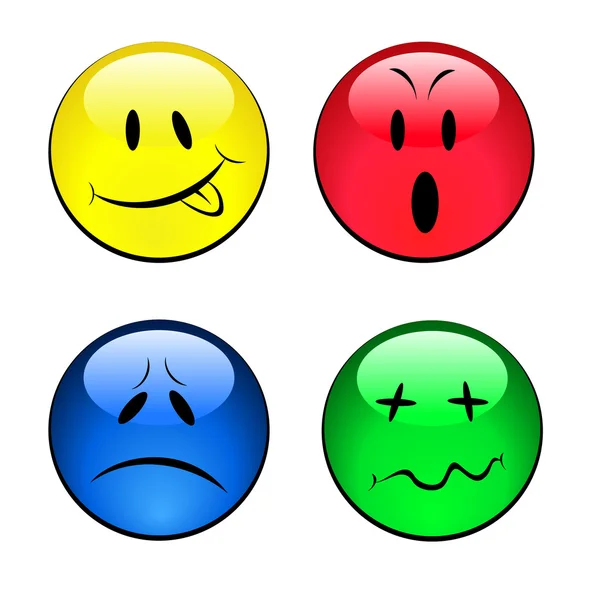 Sarı yuvarlak ifade ifadeler ayarla