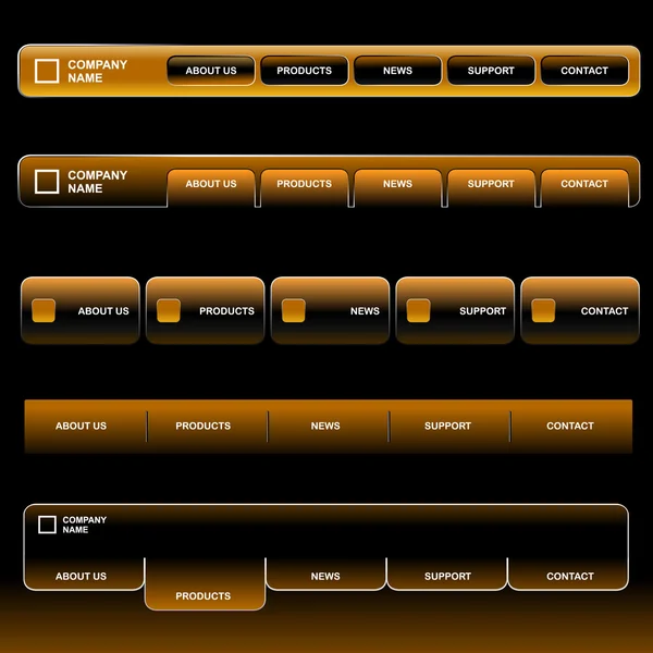 zengin web menüsü tarz