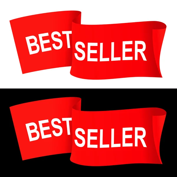 Banner bestseller — Vettoriale Stock