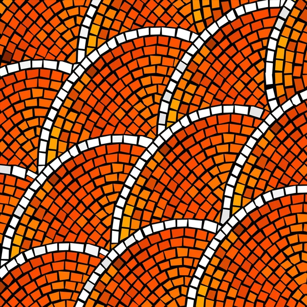 Mosaico arancione — Vettoriale Stock