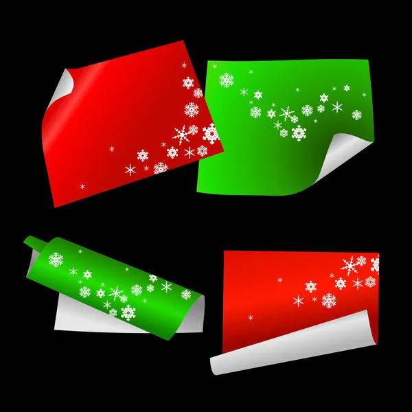 Xmas color paper — Stock Vector