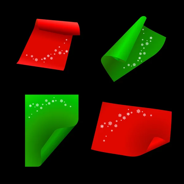 Papel de color de Navidad — Vector de stock