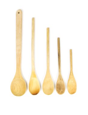 tahta kaşıklar, çeşitli
