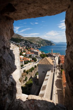 dubrovnik kule kalenin duvar görünümü