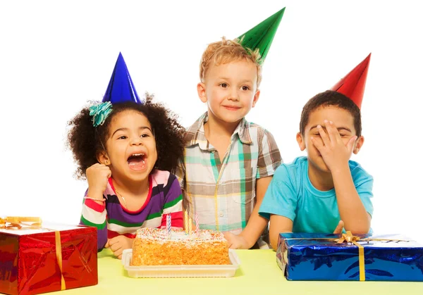 Barn och party — Stockfoto
