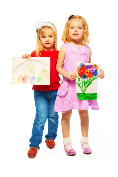 Showing kids images — Stock Photo, Image