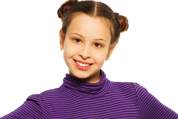 Happy little girl portrait — Stock Photo, Image