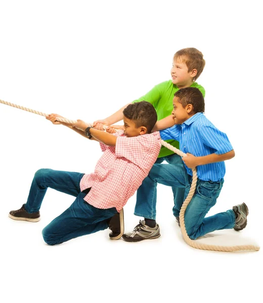 Strong boys team — Stock Photo, Image