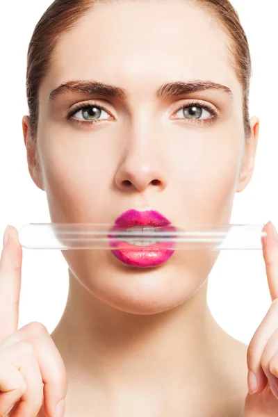 Forschung in der Make-up-Industrie — Stockfoto