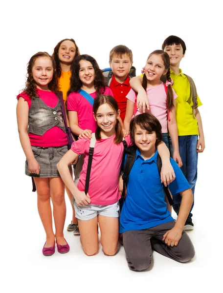 Group of schoolchildren — Stock Photo, Image