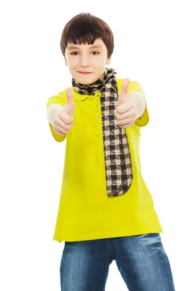 Thumbs up, guys — Stock Photo, Image