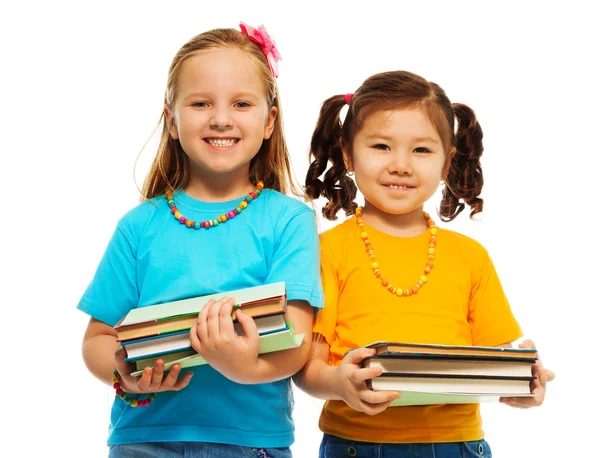 Duas meninas inteligentes — Fotografia de Stock