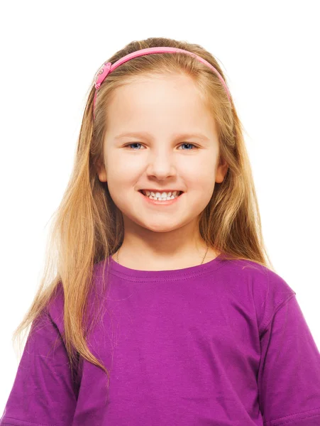 Retrato de menina muito feliz — Fotografia de Stock