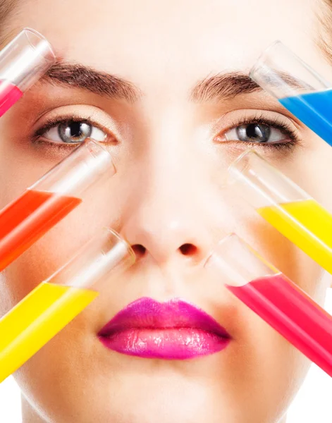 Verschiedene Farben für Make-up — Stockfoto