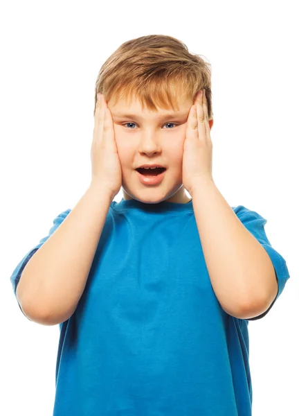 Shocked boy — Stock Photo, Image