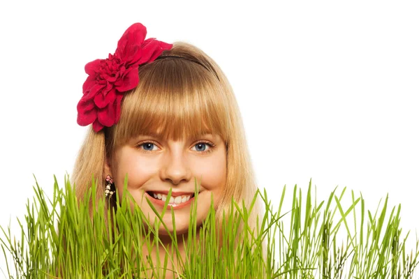 Blonder Frühlingskind — Stockfoto